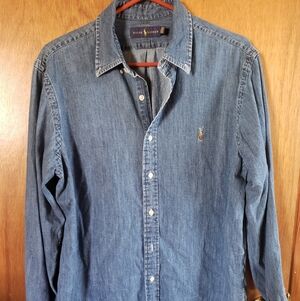 Blue Denim Shirt by Ralph Lauren